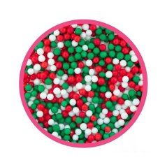 Christmas mix 5 mm cukrové perly SweetArt (80 g)