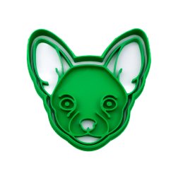 Čivava - hlava | dvoudílné vykrajovátko