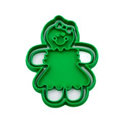 Perníková panenka | dvoudílné vykrajovátko