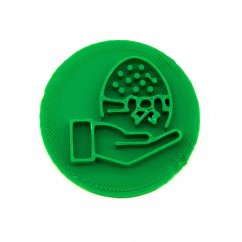 Kraslice a ruka | razítko