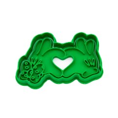 Gesto srdce | dvoudílné vykrajovátko