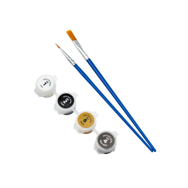 Opice | pohyblivá 3D omalovánka + barvy a štětec