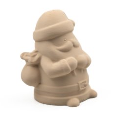 Santa Claus 3D dekorace k vybarvení