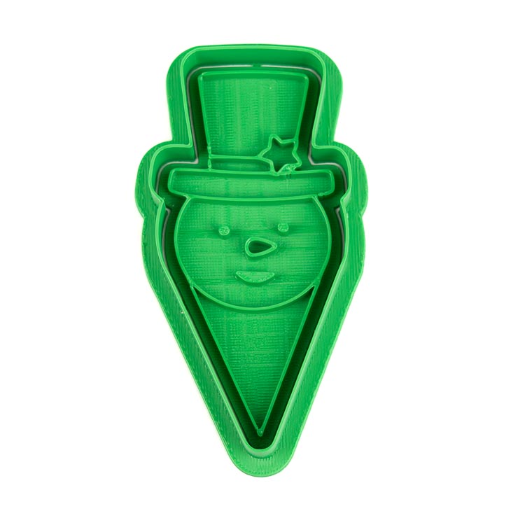 Kornout sněhulák | dvoudílné vykrajovátko