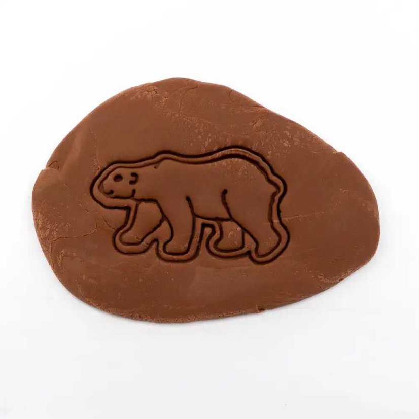 Lední medvěd | dvoudílné vykrajovátko