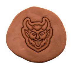 Čert - hlava 2 | dvoudílné vykrajovátko