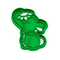 Zajíček 12 | dvoudílné vykrajovátko