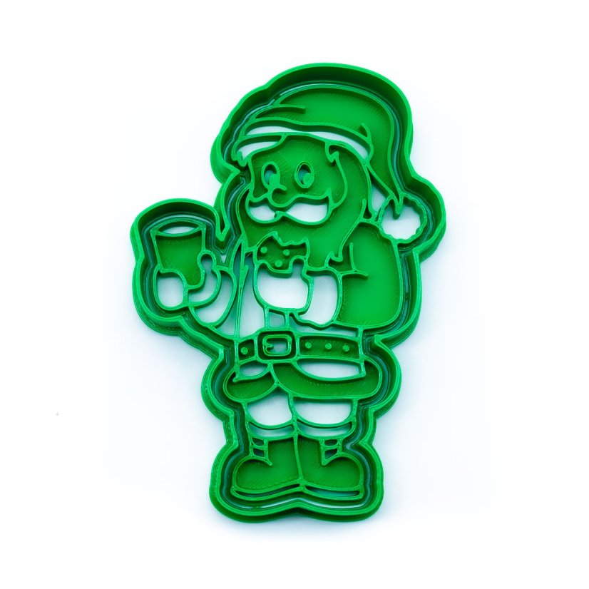 Santa se sušenkou | dvoudílné vykrajovátko