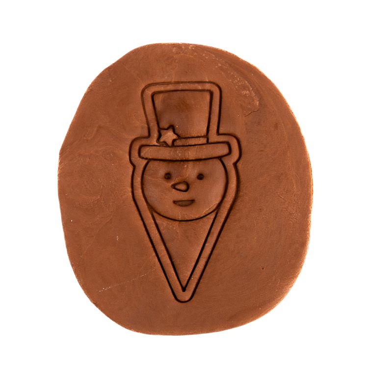 Kornout sněhulák | dvoudílné vykrajovátko