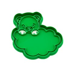 Medvídek s mráčkem | dvoudílné vykrajovátko