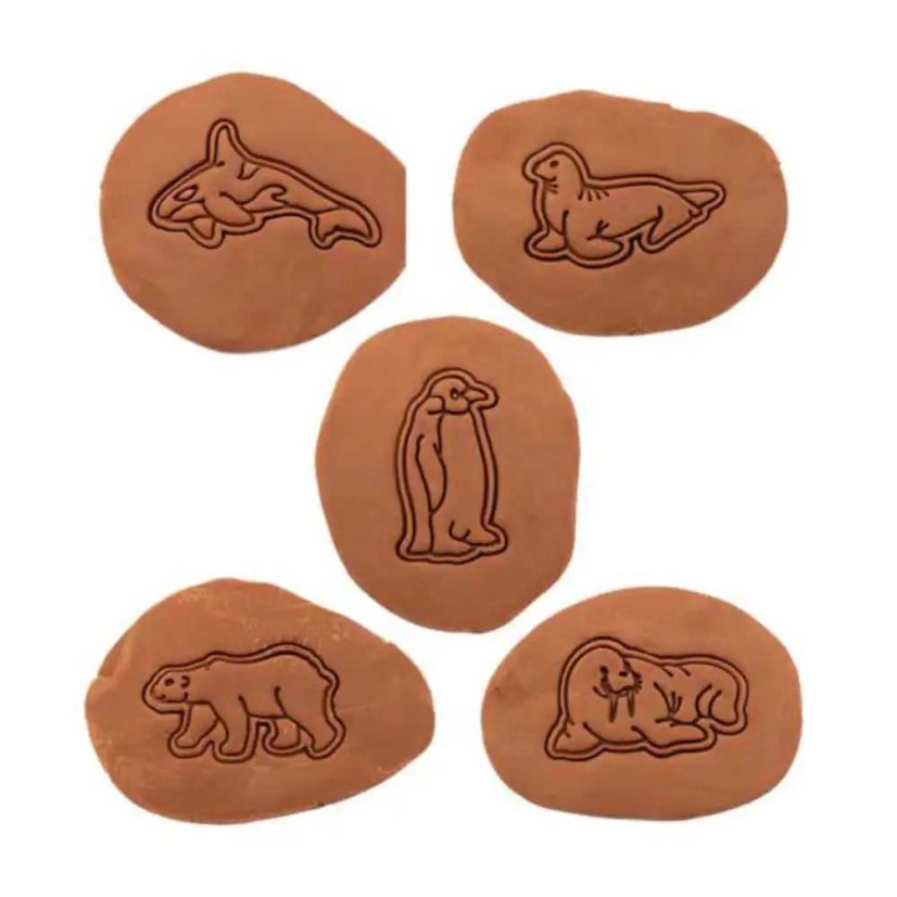 Zvířátka - arktická | sada vykrajovátek