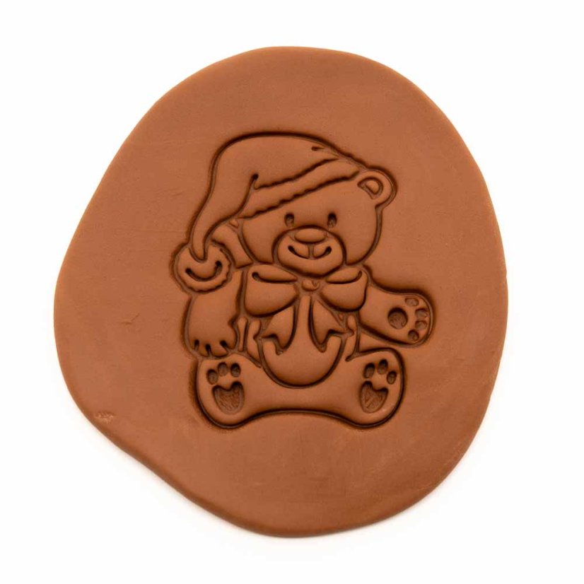 Vánoční medvídek | dvoudílné vykrajovátko