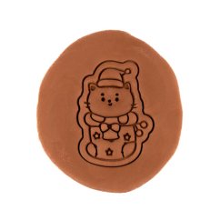 Kočka v ponožce | dvoudílné vykrajovátko