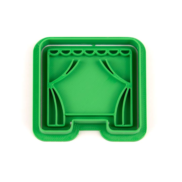 Jeviště | dvoudílné vykrajovátko