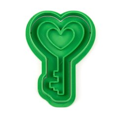 Srdce klíč | dvoudílné vykrajovátko