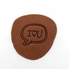 I love you | dvoudílné vykrajovátko