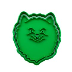 Pomeranian - hlava | dvoudílné vykrajovátko