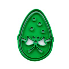 Kraslice s mašlí | dvoudílné vykrajovátko