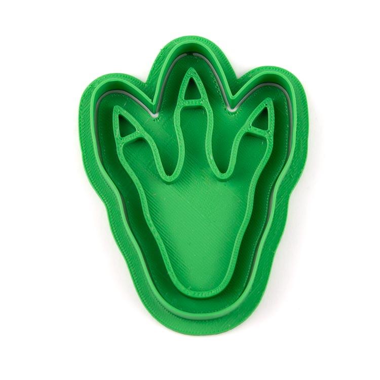 Dinosauří stopa 2 | dvoudílné vykrajovátko