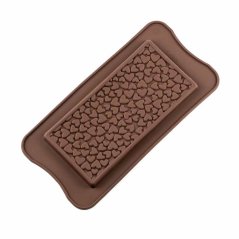 Srdíčka - mini | silikonová forma na čokoládu