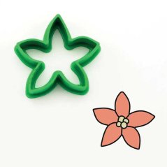 Vánoční hvězda | mini vykrajovátko