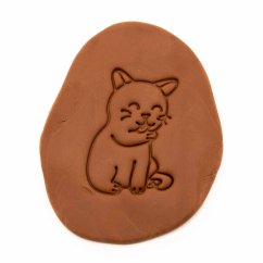 Lízající kočka | dvoudílné vykrajovátko