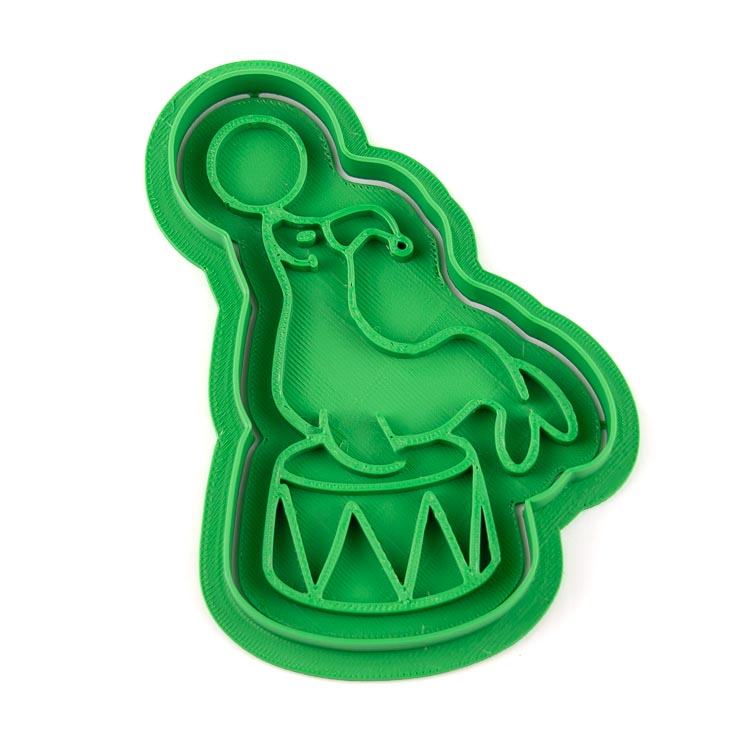 Cirkusový lachtan | dvoudílné vykrajovátko