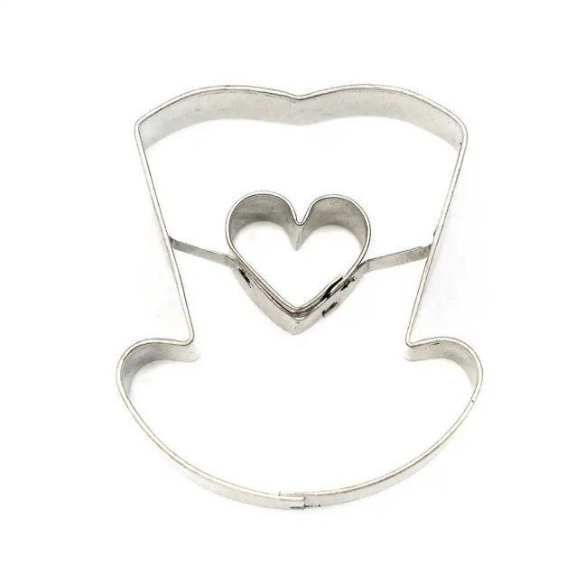 Kolébka + srdíčko | vykrajovátko se středem