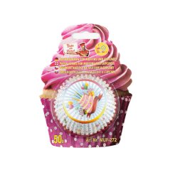 Happy Birthday 3 | papírové košíčky na muffiny a cupcakes | 50 ks