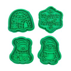 Polární vánoce | sada vykrajovátek