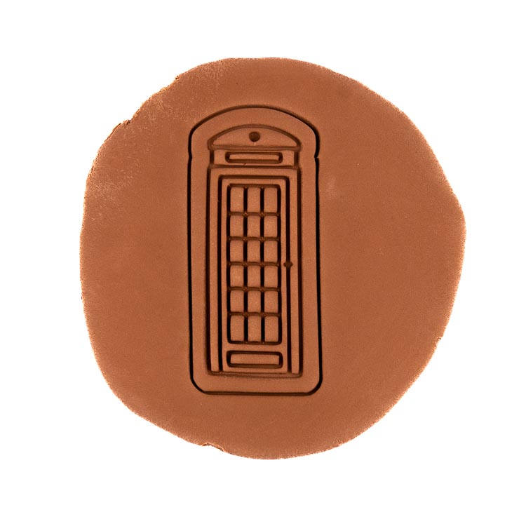 Telefonní budka | dvoudílné vykrajovátko