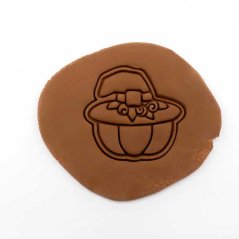 Dýně s kloboukem | dvoudílné vykrajovátko