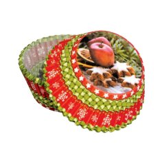 Jablíčka s cukrovím | papírové košíčky na muffiny a cupcakes | 50 ks