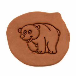 Medvěd | dvoudílné vykrajovátko