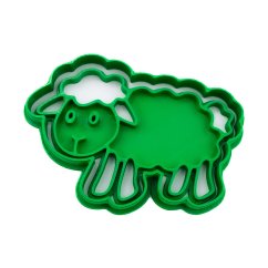 Ovečka | dvoudílné vykrajovátko