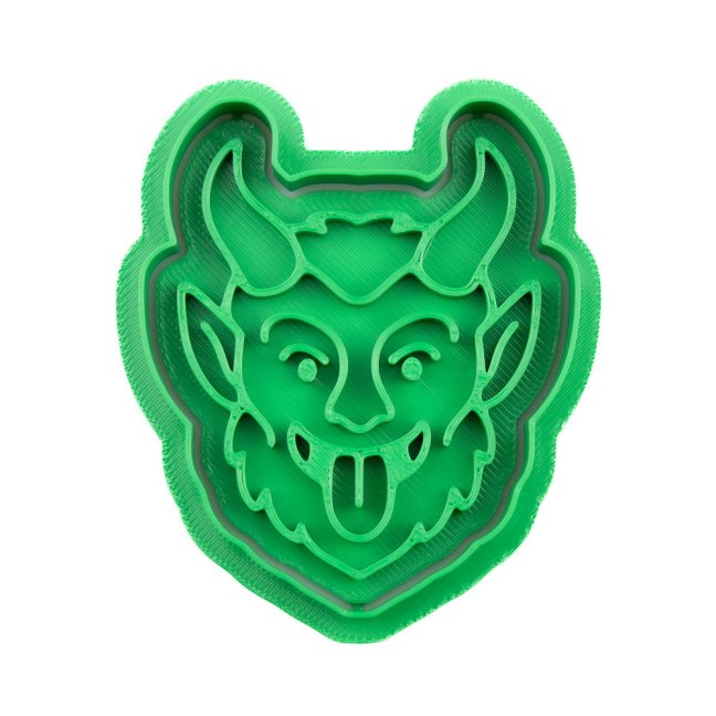 Čert - hlava 2 | dvoudílné vykrajovátko