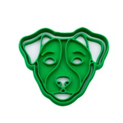 Jack Russell teriér - hlava | dvoudílné vykrajovátko